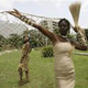 Illustration for article titled Cocoa Couture: Ivory Coast Designer Works Sackcloth Style
